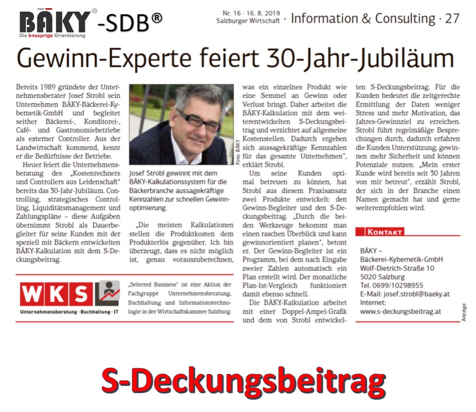 Gewinn-Experte SDB und Gewinn